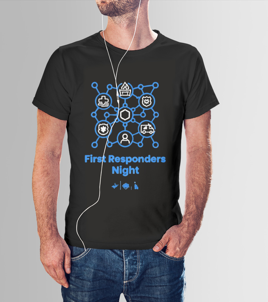 LA Dodgers First Responders Night Honoring Heroes T-Shirt