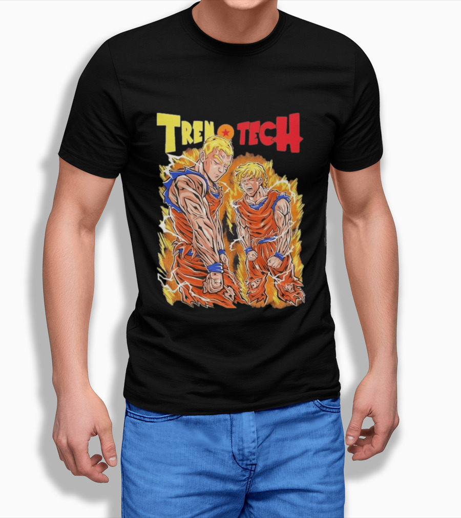 Ghost Racing Dragonball Trentech Fusion Goku Transformation T-Shirt