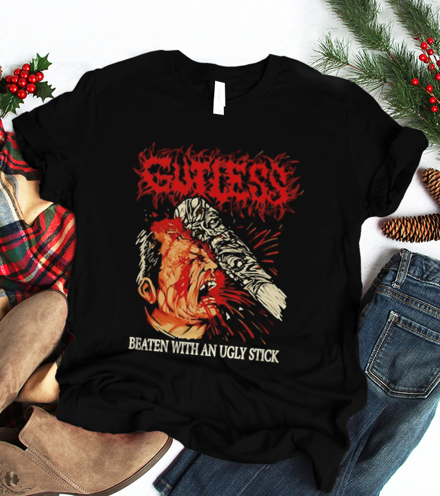 Gutless Beaten With An Ugly Stick Bloody T-Shirt