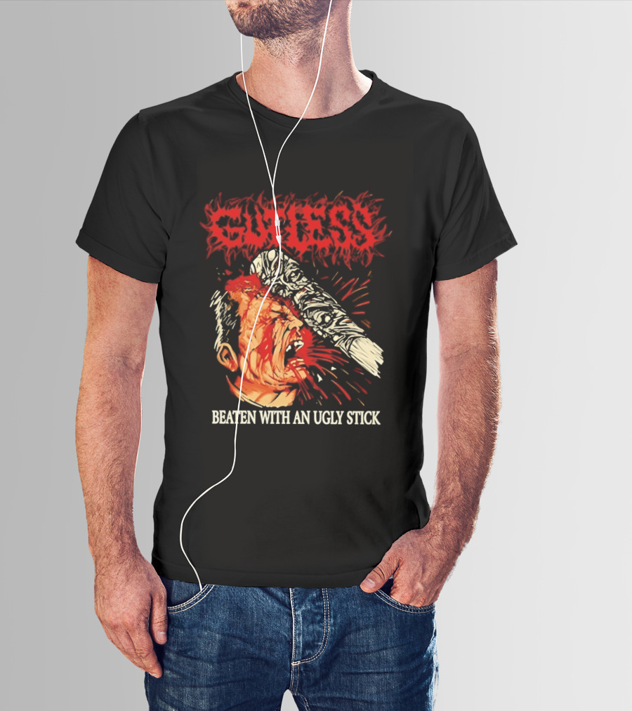 Gutless Beaten With An Ugly Stick Bloody T-Shirt