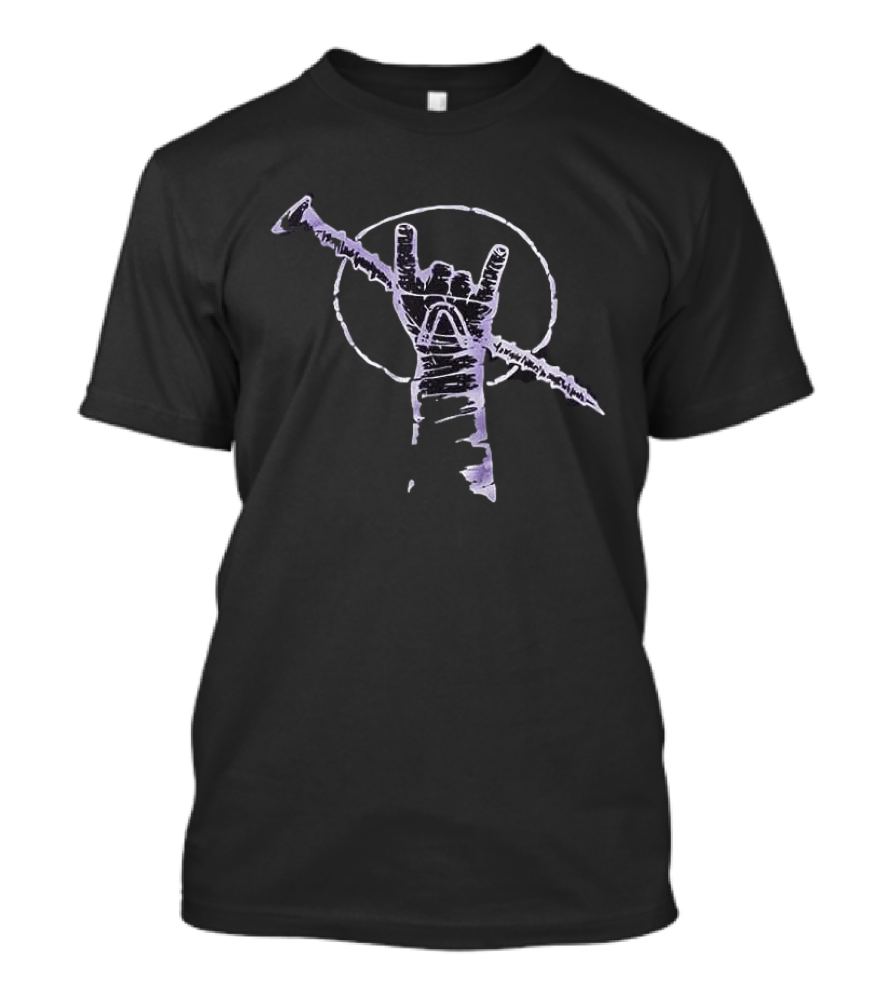 WWE Rock On Real Heels Live Forever Gesture T-Shirt