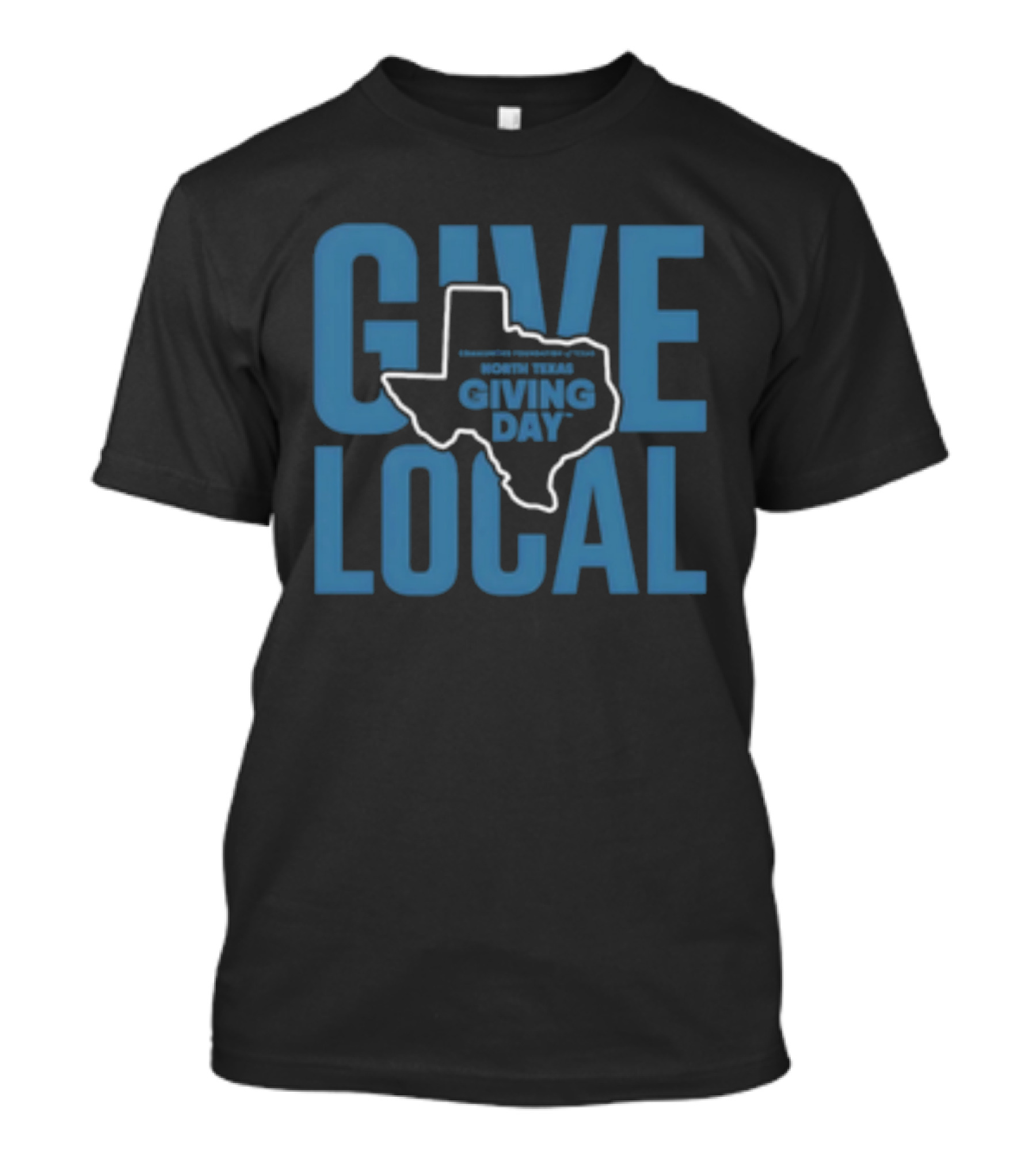 North Texas Giving Day Give Local Communities Foundation Of Texas Map T-Shirt