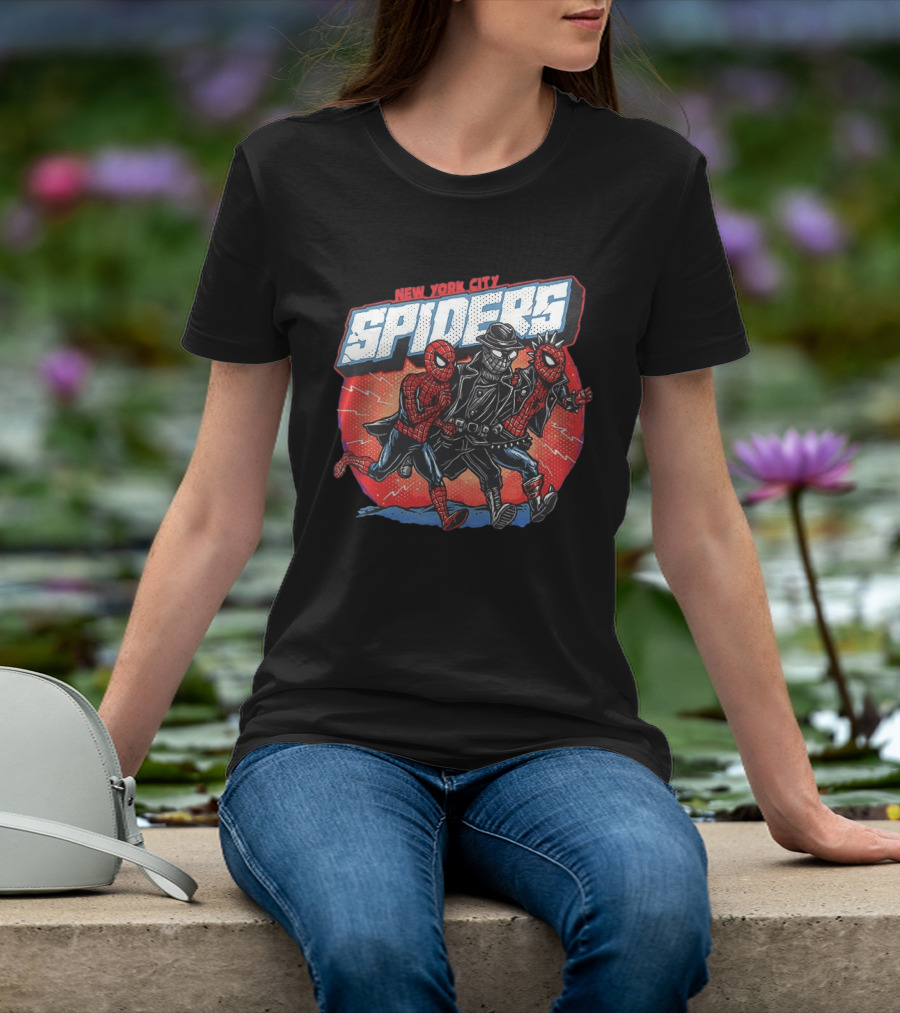 New York City Spiders Spider Man Noir Spider Punk T-Shirt