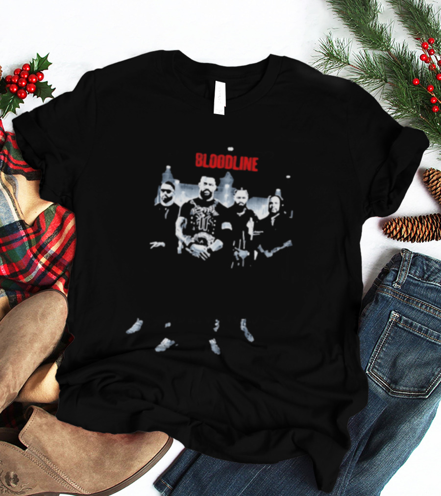 Bloodline WWE 2026 Roman Reigns And Family Photo T-Shirt