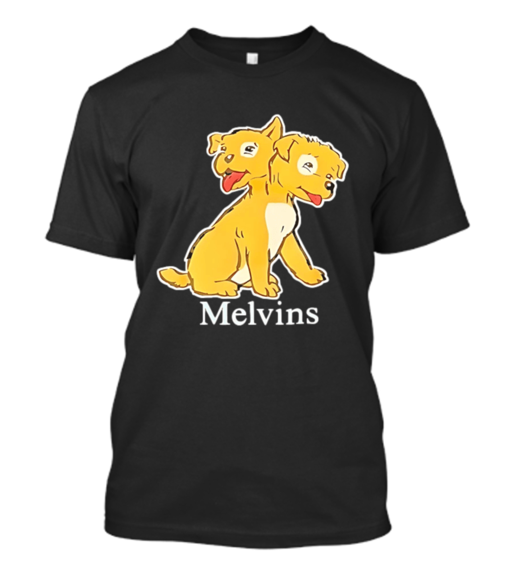 Melvins Two Headed Dog Cartoon T-Shirt