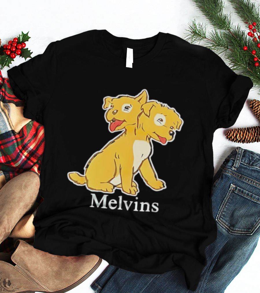 Melvins Two Headed Dog Cartoon T-Shirt
