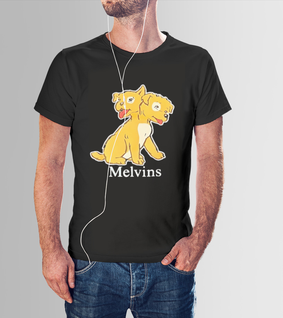 Melvins Two Headed Dog Cartoon T-Shirt
