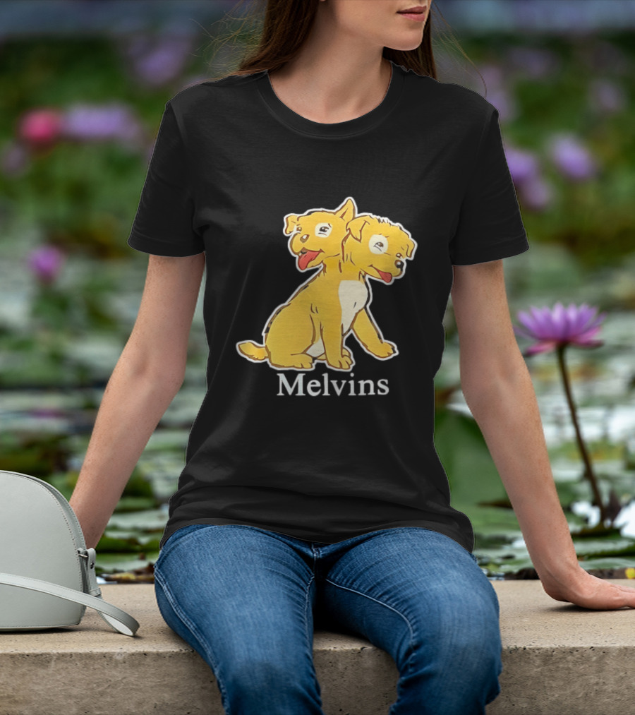 Melvins Two Headed Dog Cartoon T-Shirt