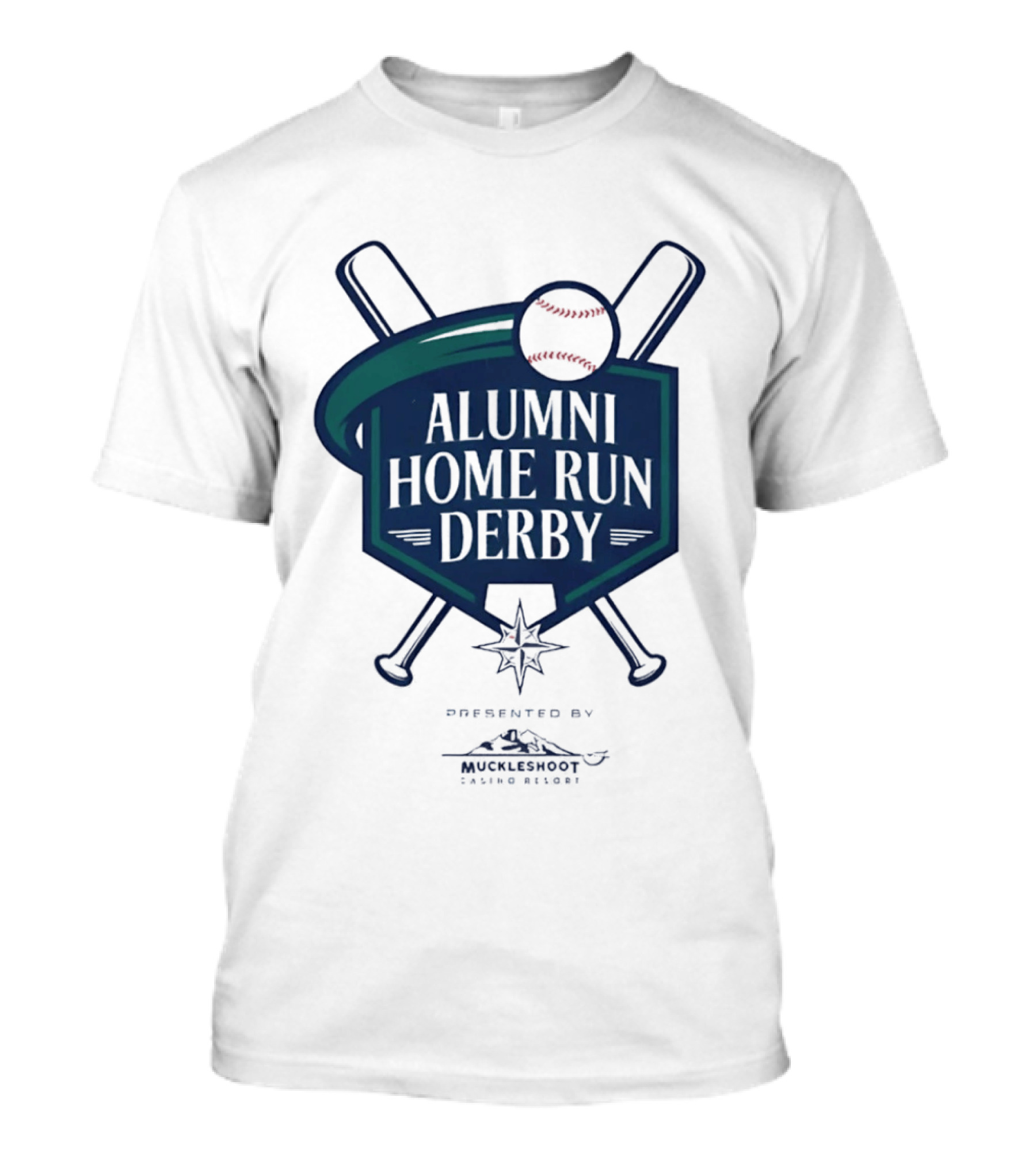 Alumni Home Run Derby Presented By Muckleshoot Casino Resort 2026 Baseball Event T-Shirt