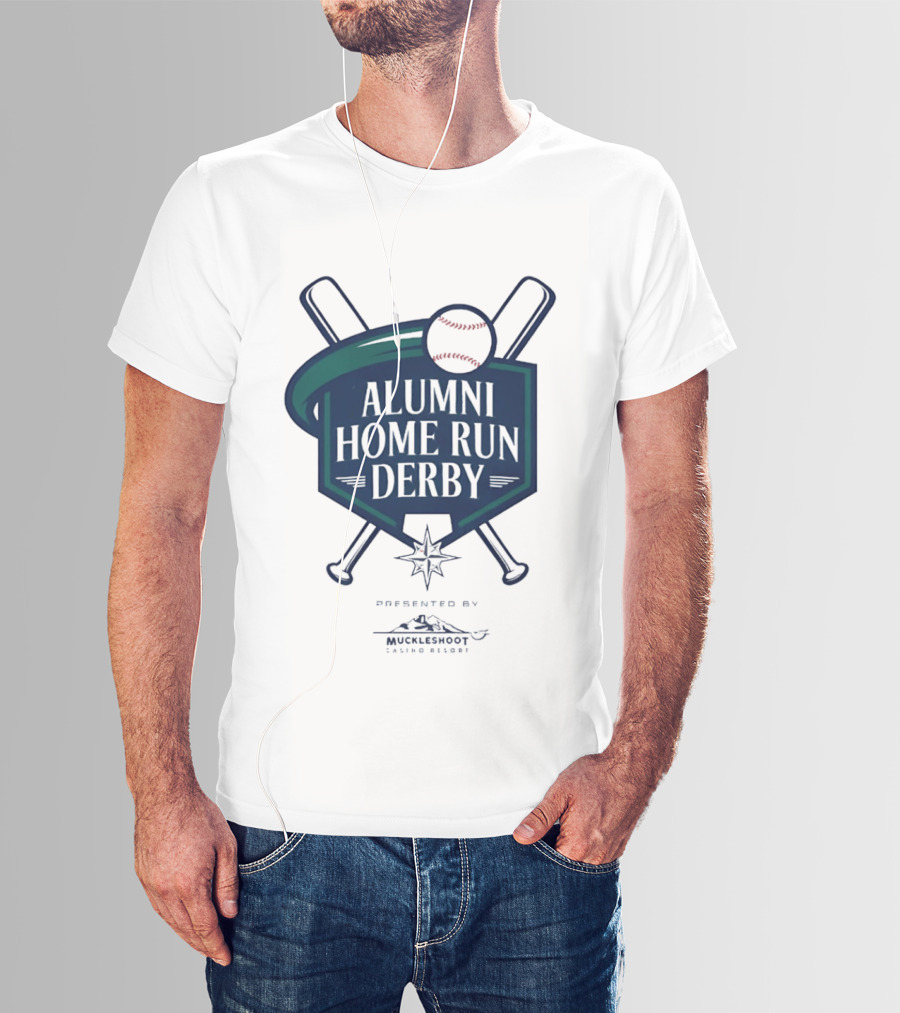Alumni Home Run Derby Presented By Muckleshoot Casino Resort 2026 Baseball Event T-Shirt