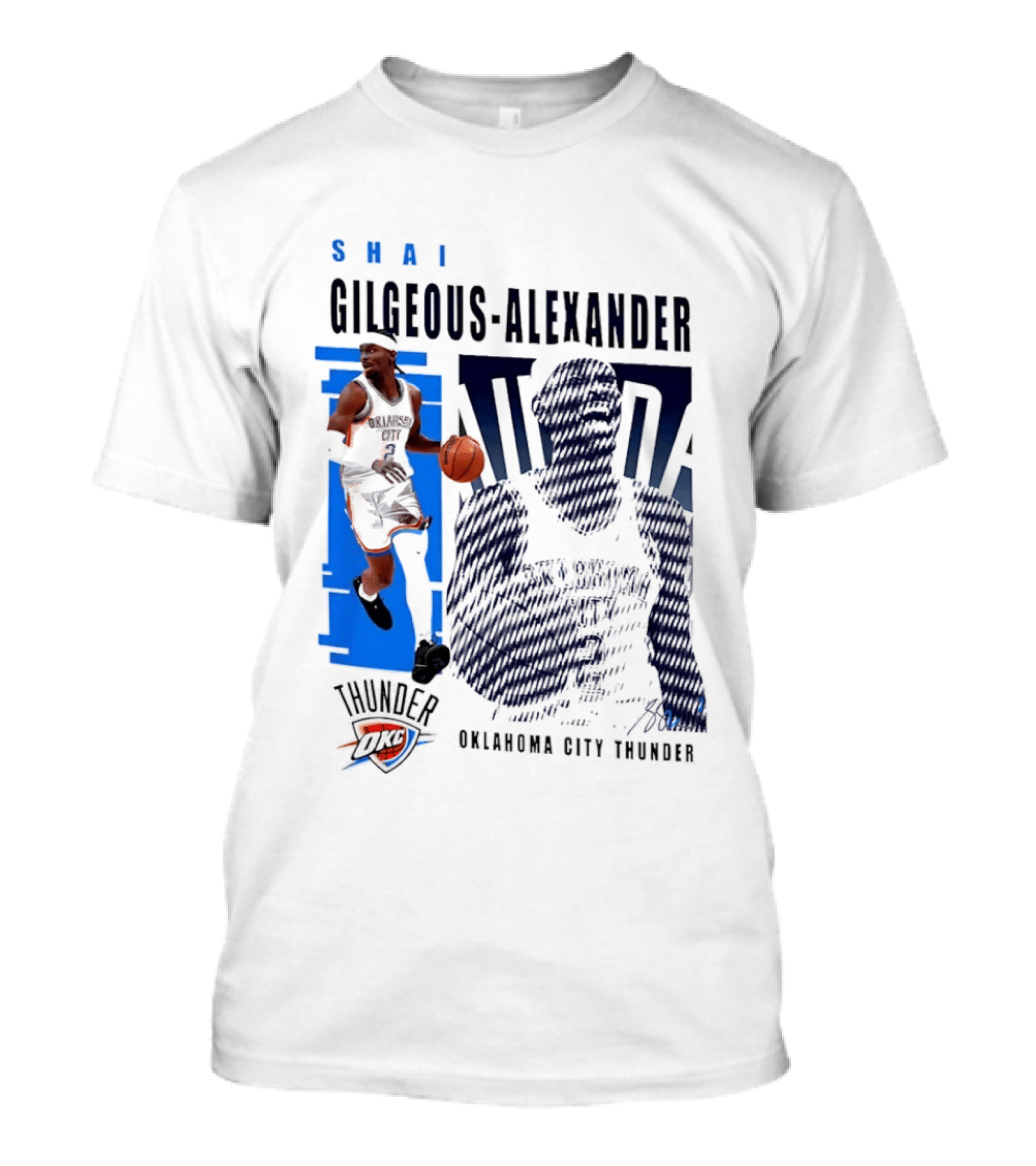 Shai Gilgeous Alexander Oklahoma City Thunder Basketball Highlights T-Shirt