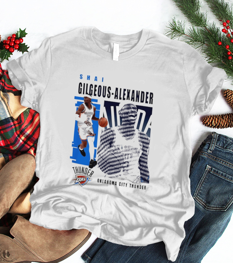 Shai Gilgeous Alexander Oklahoma City Thunder Basketball Highlights T-Shirt
