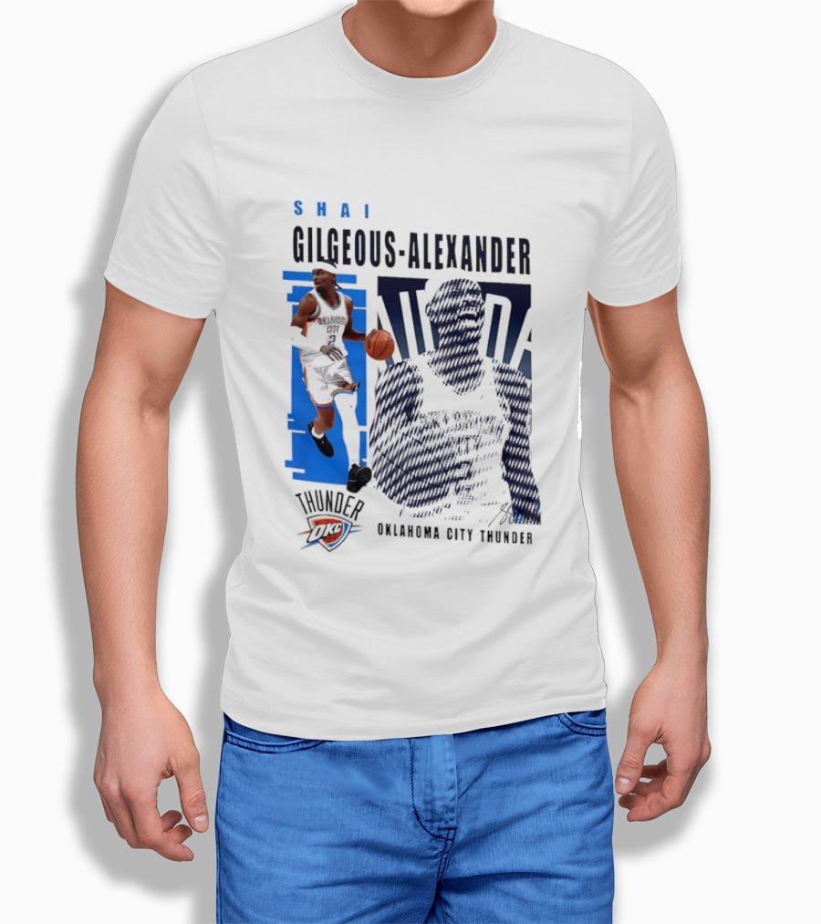 Shai Gilgeous Alexander Oklahoma City Thunder Basketball Highlights T-Shirt