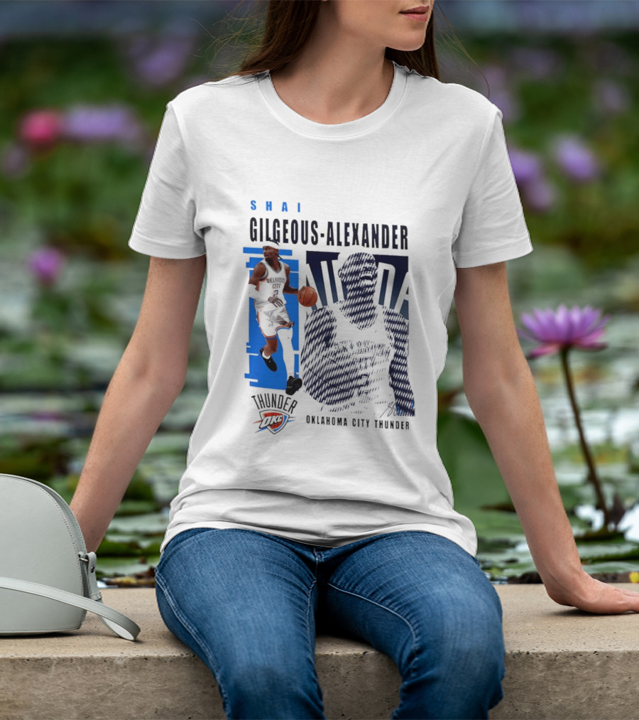 Shai Gilgeous Alexander Oklahoma City Thunder Basketball Highlights T-Shirt