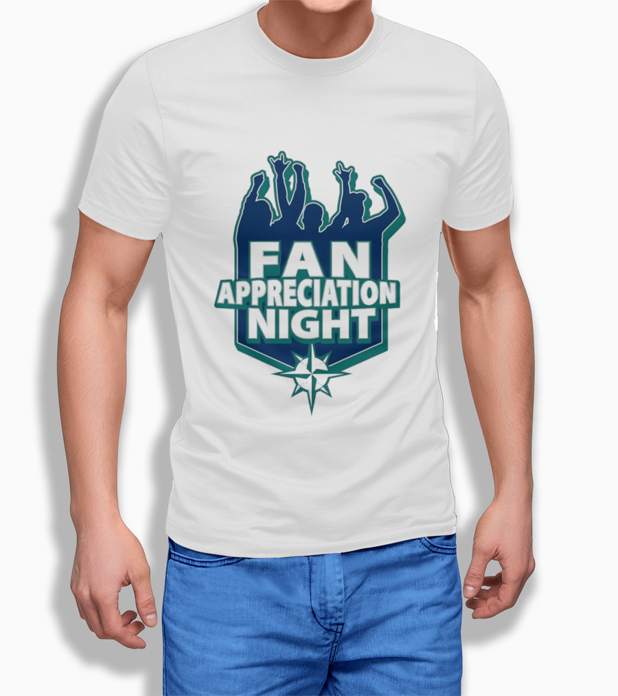 Seattle Mariners Fan Appreciation Night 2026 Baseball Event T-Shirt