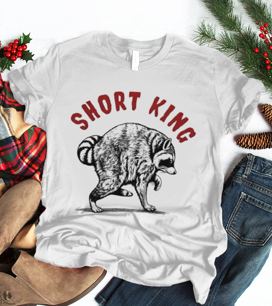 Short King Raccoon Strut T-Shirt