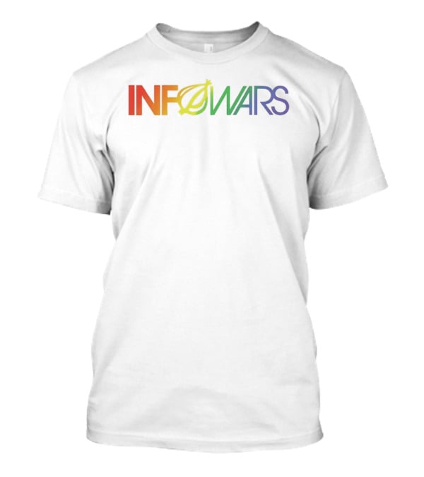 Infowars Alex Jones News Media Rainbow T-Shirt