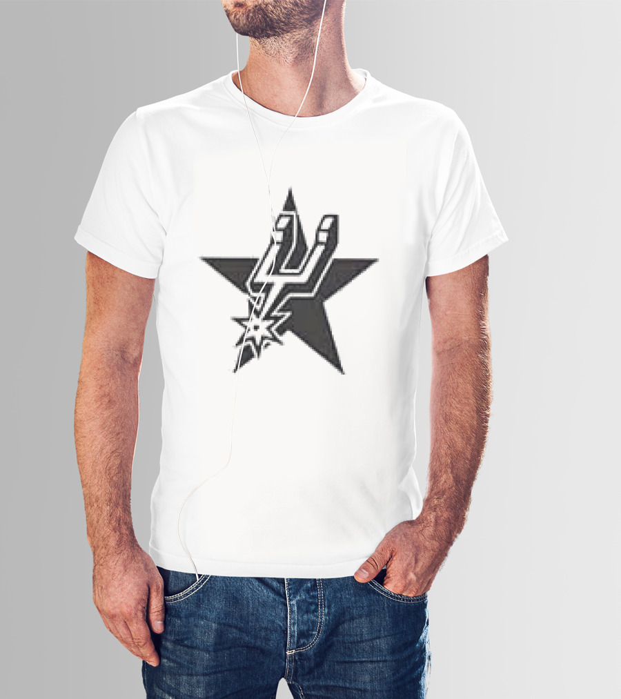 San Antonio Spurs Star NBA Team T-Shirt