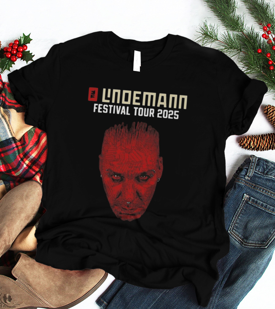 Lindemann Festival Tour 2025 Red Face T-Shirt