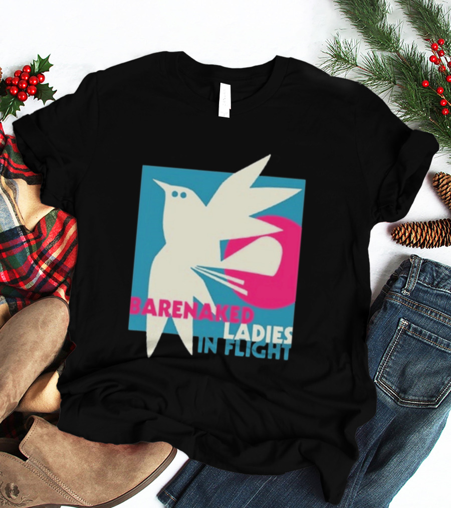 Barenaked Ladies In Flight Bird Tour 2024 Art Vintage Concert T-Shirt