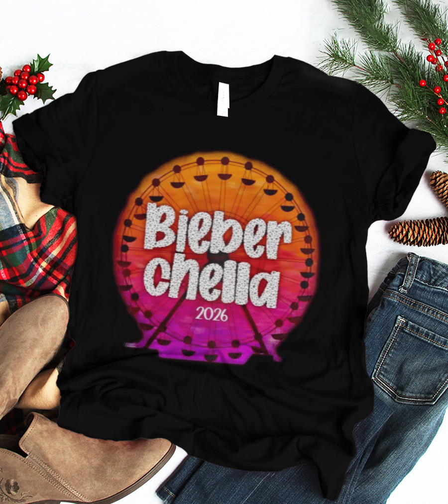 Bieberchella Coachella Ferris Wheel Summer Concert 2026 T-Shirt