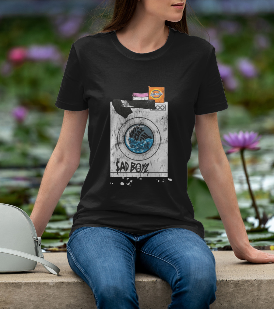 $AD BOYZ X ASSC Hang Me Out To Dry Laundry Machine Larada T-Shirt