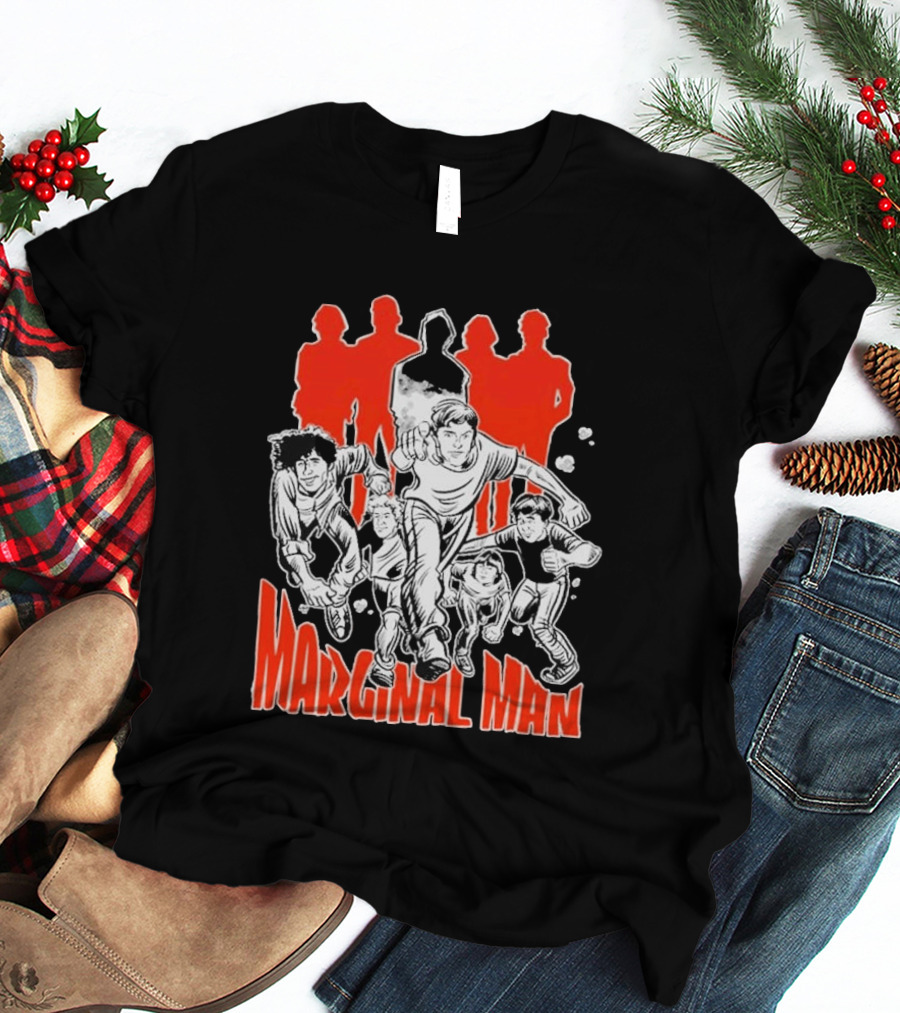 Marginal Man Identity Comic Style Group Of Characters T-Shirt