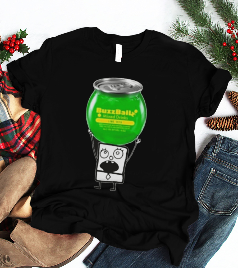 Doodlebob Lime Rita Buzzball Mixed Drinks T-Shirt