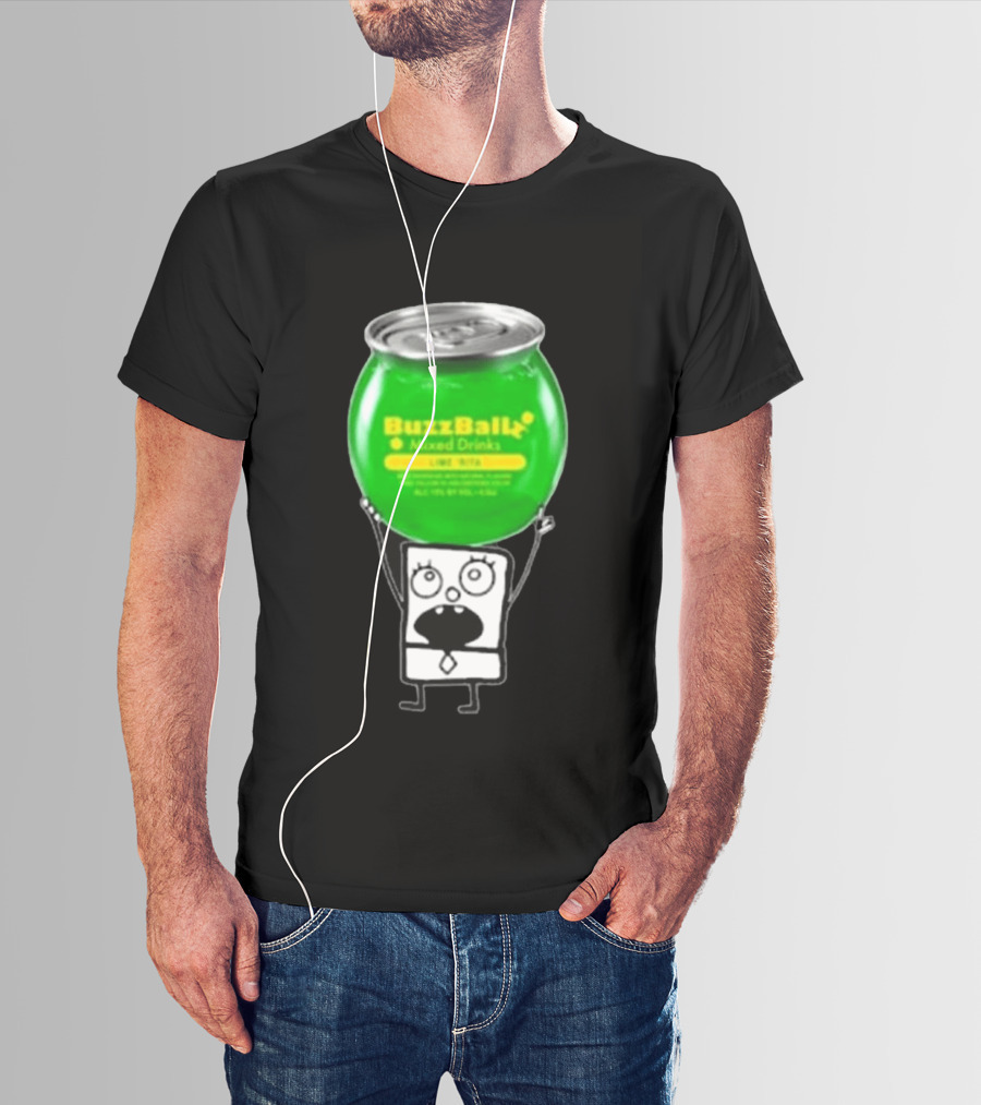 Doodlebob Lime Rita Buzzball Mixed Drinks T-Shirt