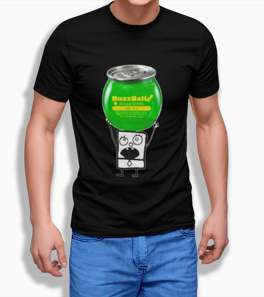 Doodlebob Lime Rita Buzzball Mixed Drinks T-Shirt