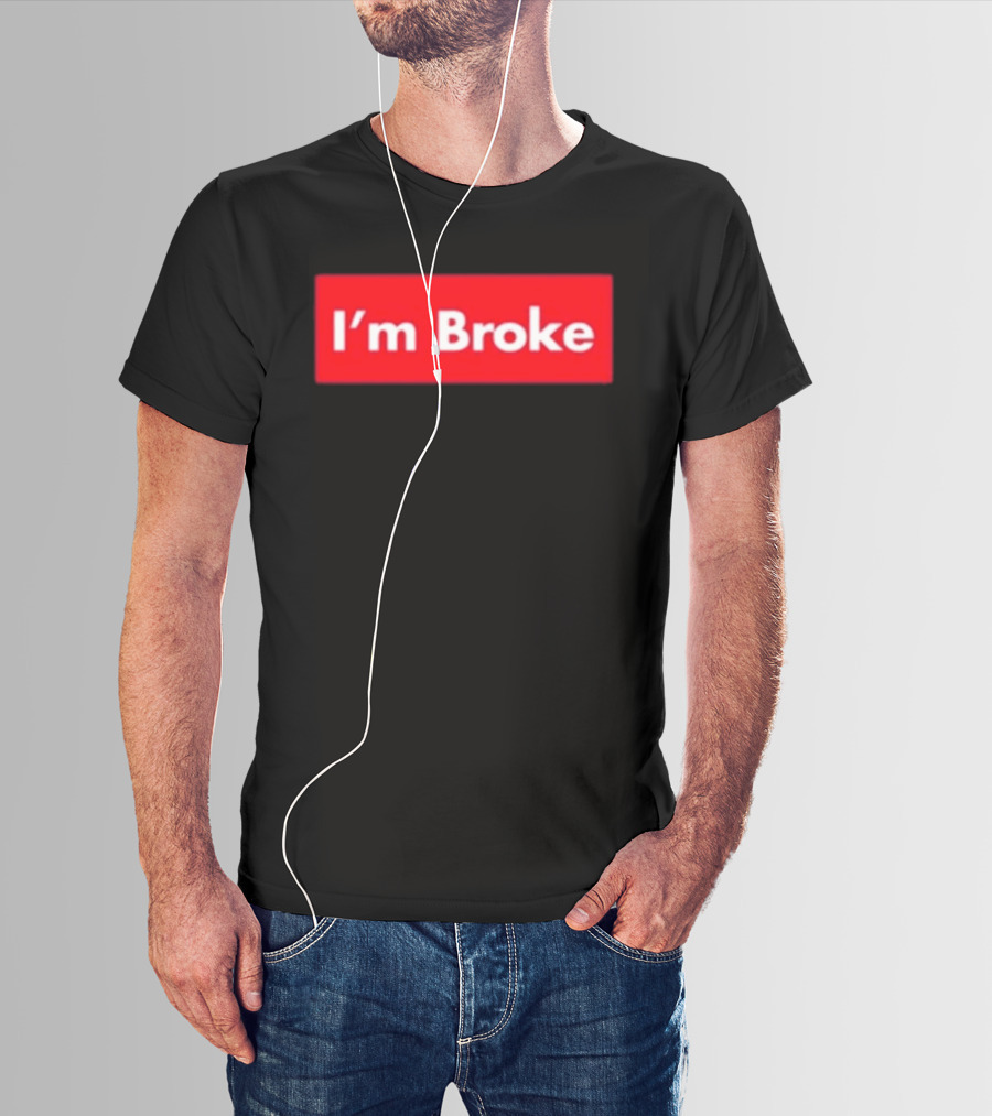 Terroriser I'm Broke Red Box T-Shirt