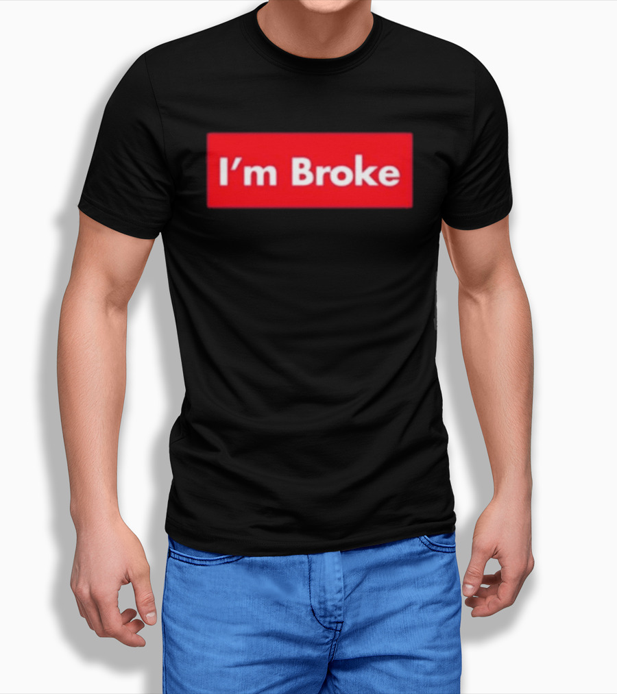 Terroriser I'm Broke Red Box T-Shirt
