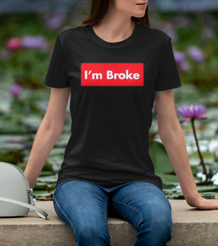 Terroriser I'm Broke Red Box T-Shirt