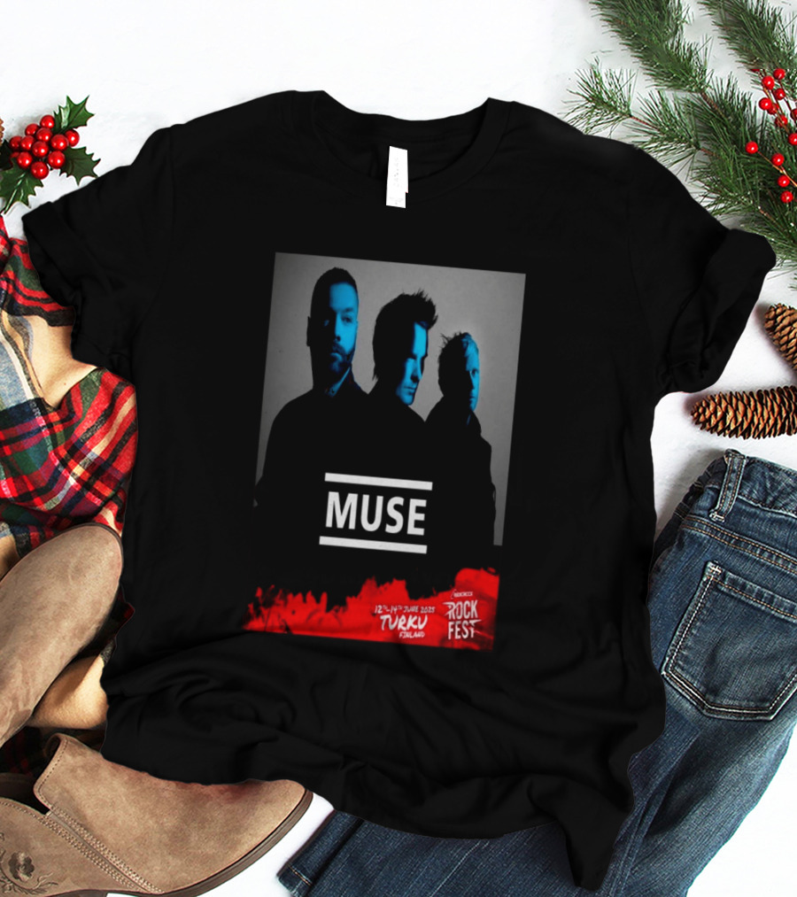 Muse Rockfest Turku 12th 14th June 2025 Finland T-Shirt