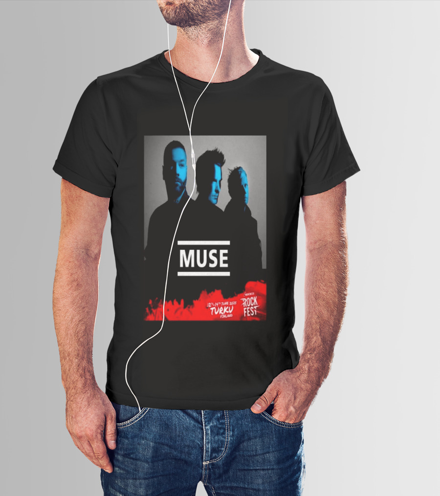 Muse Rockfest Turku 12th 14th June 2025 Finland T-Shirt