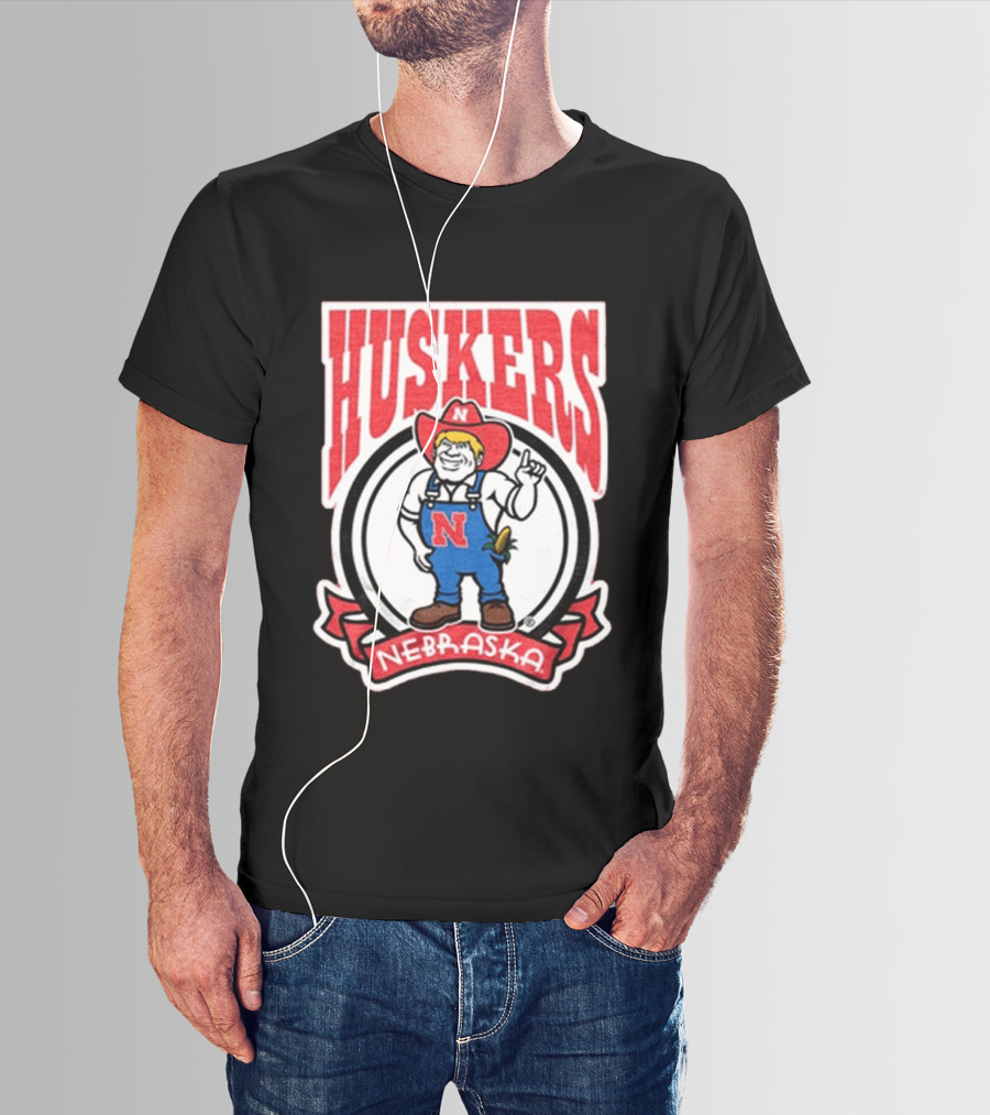 Huskers Nebraska Cornhuskers Vintage Logo 2024 T-Shirt