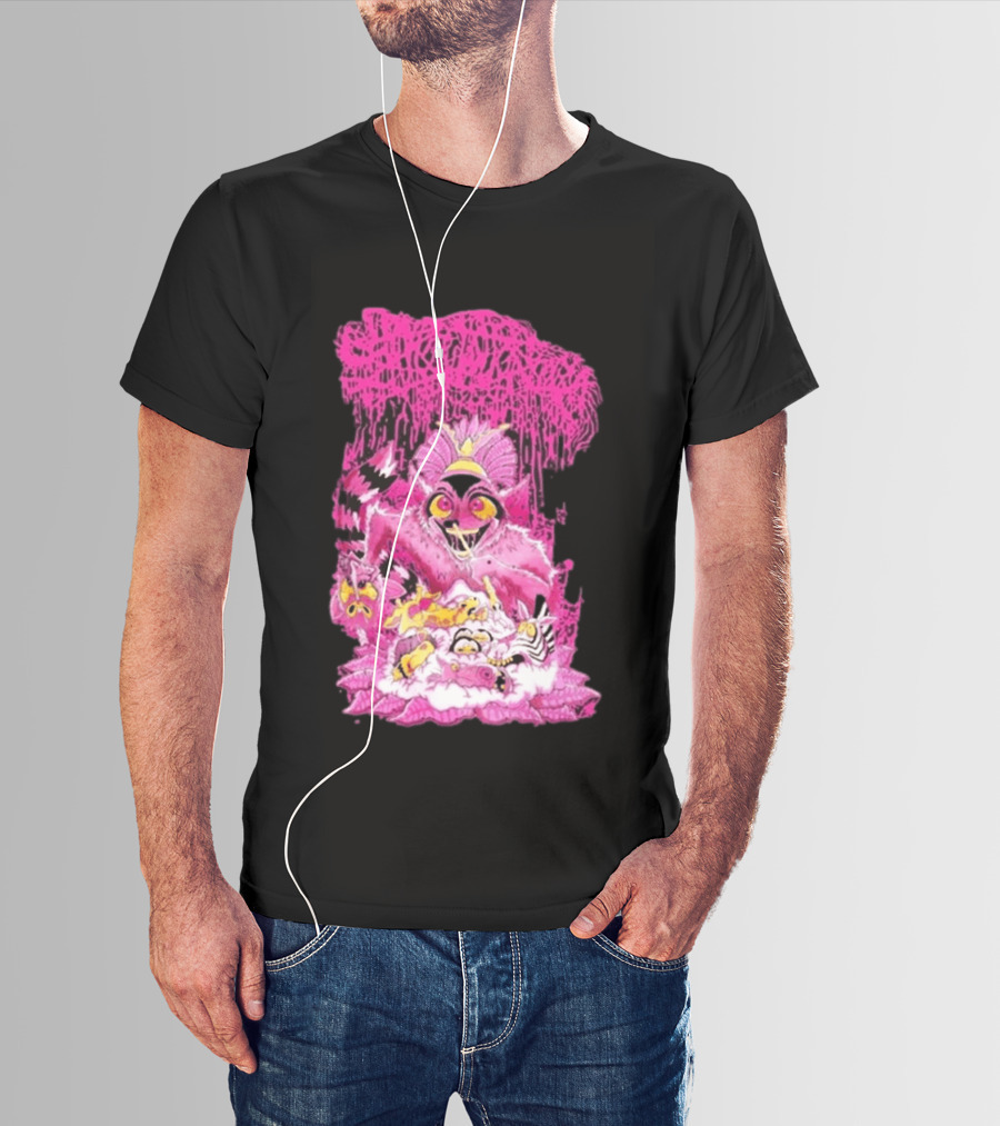 New Sanguisugabogg Pink Monster King Julian Purple T-Shirt