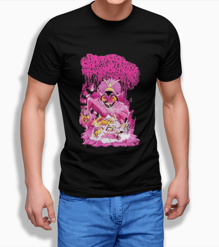 New Sanguisugabogg Pink Monster King Julian Purple T-Shirt