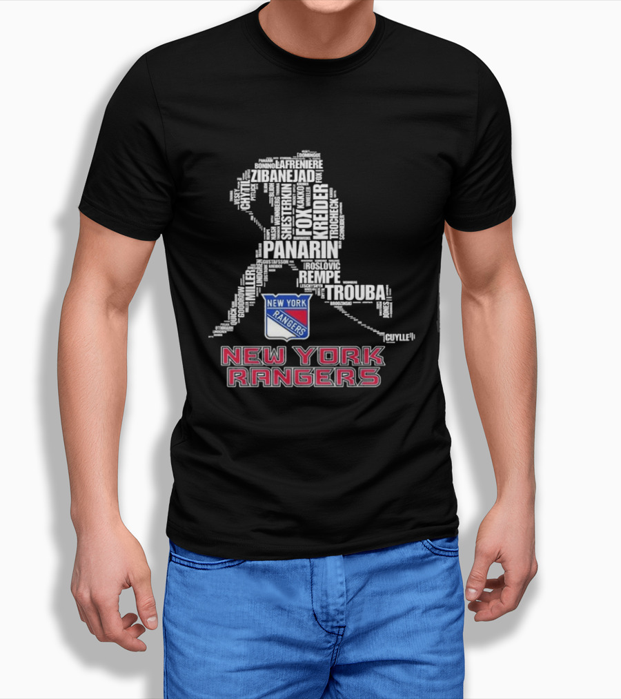 New York Rangers Hockey 2024 Panarin Trouba T-Shirt