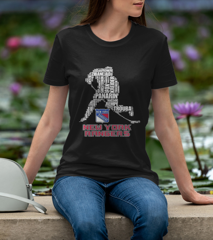 New York Rangers Hockey 2024 Panarin Trouba T-Shirt