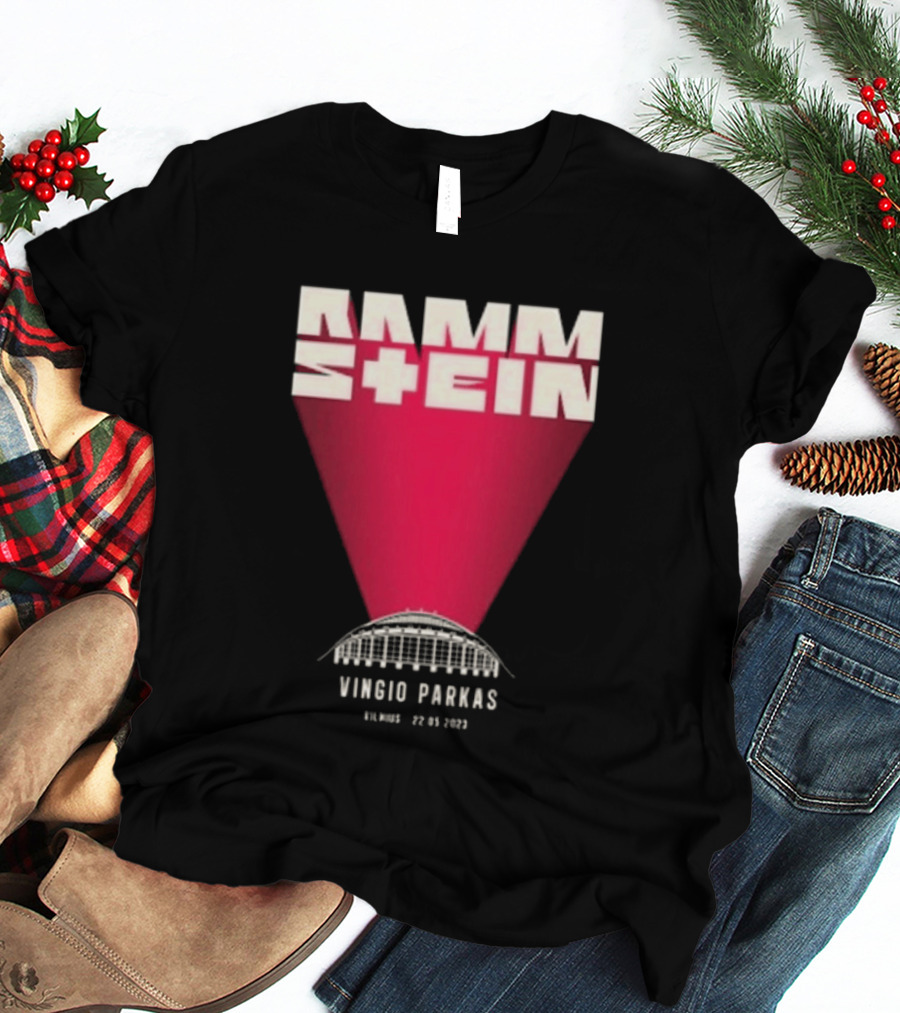 Rammstein Vingio Parkas Vilnius 22 05 2023 Tour Event T-Shirt