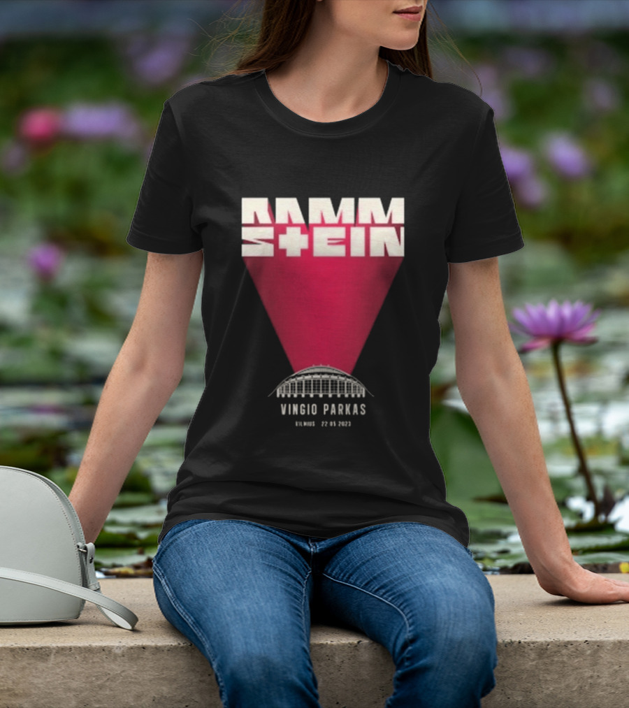 Rammstein Vingio Parkas Vilnius 22 05 2023 Tour Event T-Shirt