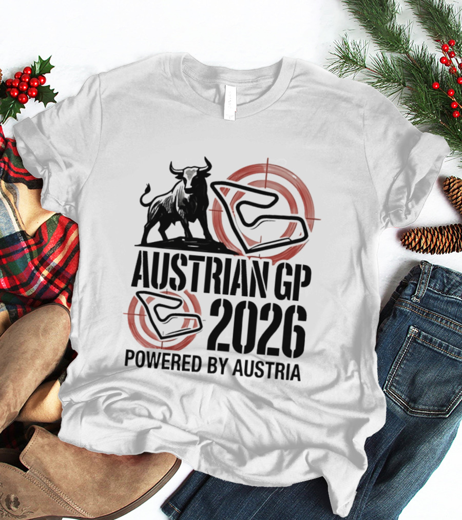 Austrian GP 2026 Powered By Austria Charging Bull Racing Circuit T-Shirt