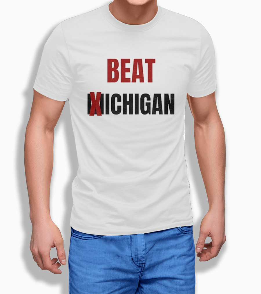 Beat Michigan Ohio State Buckeyes Football NCAA 2025 Rivalry Game T-Shirt
