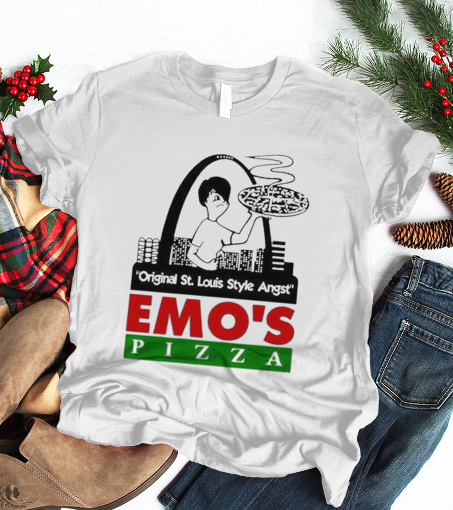 Original St. Louis Style Angst Emo's Pizza T-Shirt