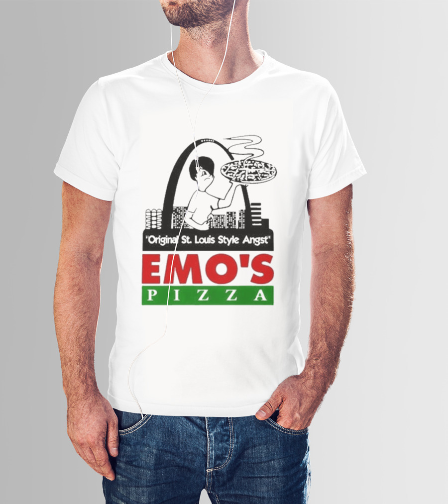 Original St. Louis Style Angst Emo's Pizza T-Shirt