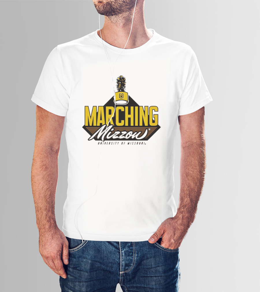 Marching Mizzou University Of Missouri Oval Tiger Head 2024 T-Shirt