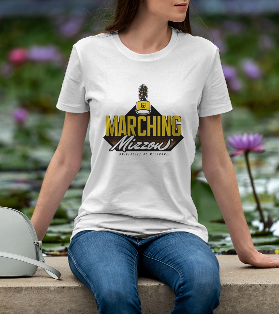Marching Mizzou University Of Missouri Oval Tiger Head 2024 T-Shirt