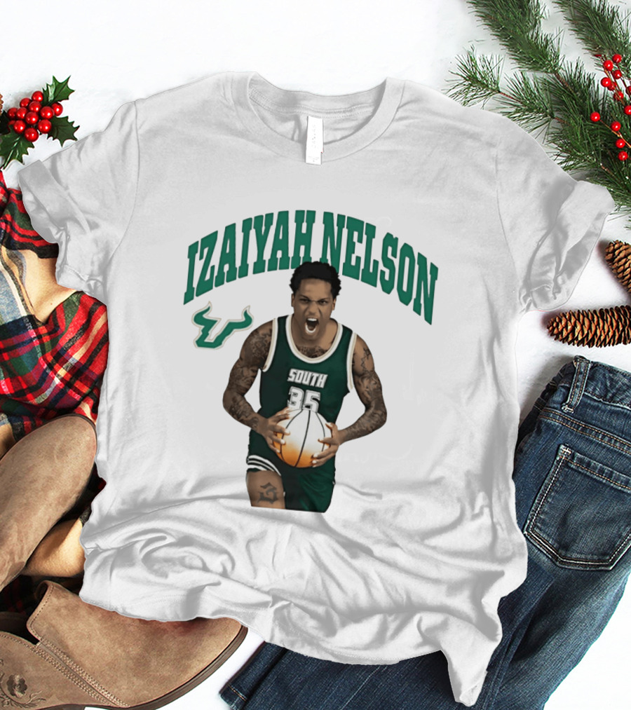Izaiyah Nelson South Florida Bulls Basketball 35 T-Shirt