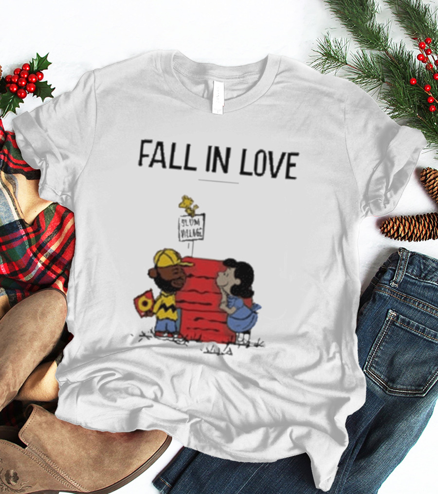 Fall In Love J Dilla Slum Village Lucy Peanuts T-Shirt